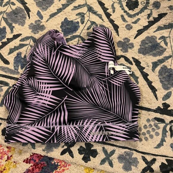 CHESTEE Barbella Ella Lilac Reversible Sports Bra M Chest Pad Removable Cup Pads - Picture 6 of 12